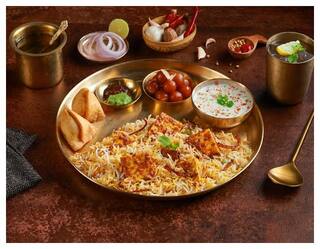 Chef's Special Paneer Biryani Thali