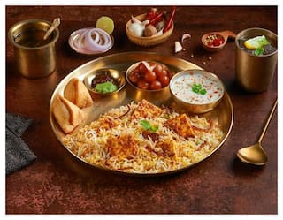 Chef's Special Paneer Biryani Thali