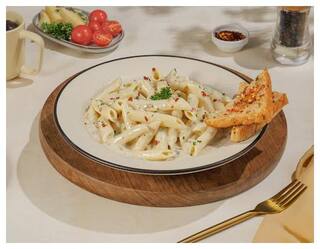 Classic Alfredo Pasta [White Sauce]