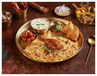 Tangdi Chicken Biryani Thali