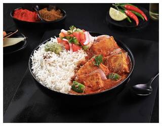 Townhall's Kadhai Paneer [Steamed Rice] Bowl