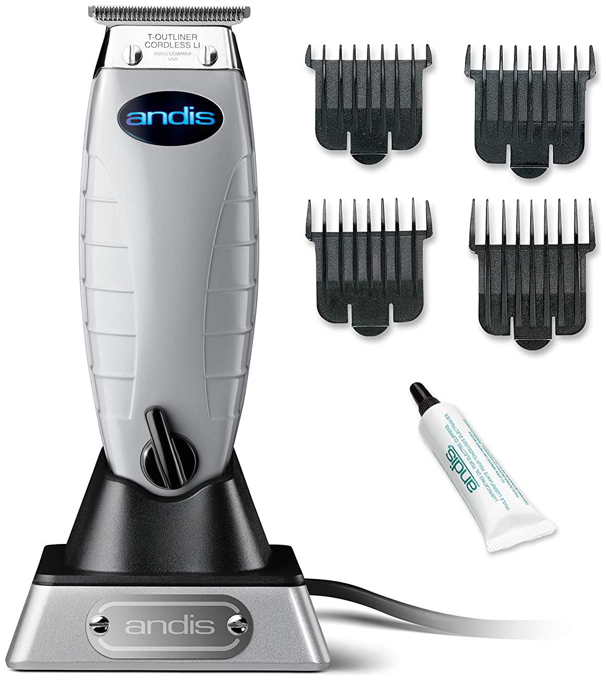 

Andis Andis T-Outliner Li Cordless Rechargeable Mustache Beard Trimmer For Men (Grey)