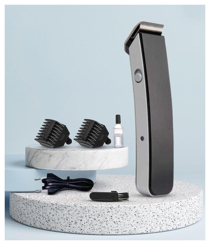 

AZANIA AZN-1046 Rechargeable Cordless Beard Trimmer for Men ( black Grey )