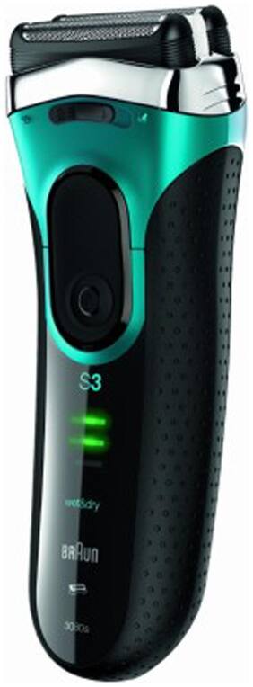 Braun 3080 Shaver For Men (Black & Green)