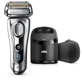 Braun Series 9 9290cc Saver Wet&Dry with Clean & Charge System for Men (Black and Silver)