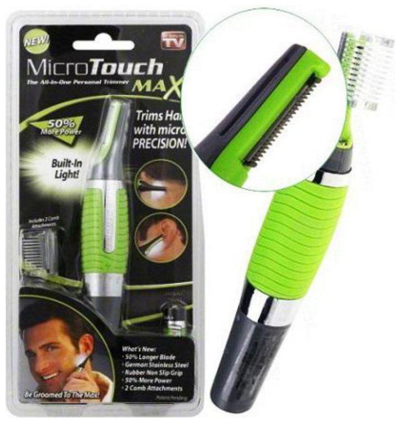 

HUERA HU MICRO TOUCH TRIMMER Nose Ear Trimmer For Unisex ( Green AA Battery )