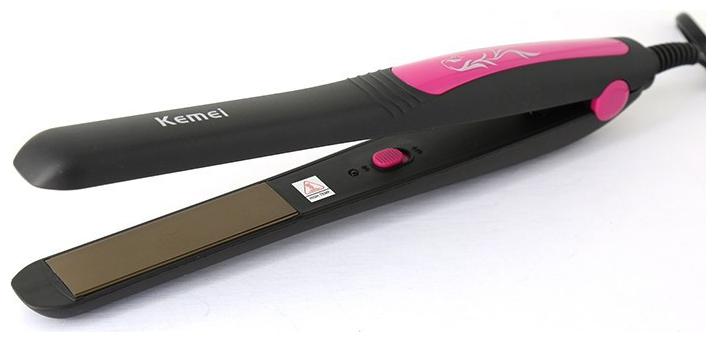 Kemei Km 328 Hair Straightener Black