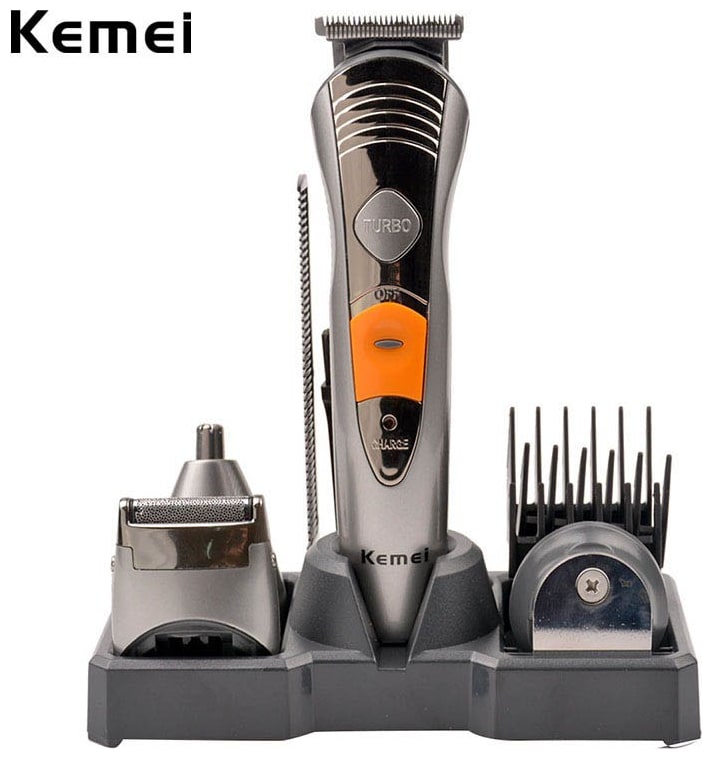 Kemei Km 580a Mustache beard trimmer For Men Silver