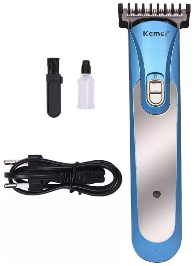 

KEMEI KM 725 Cordless Beard Hair Trimmer For Men (Blue)