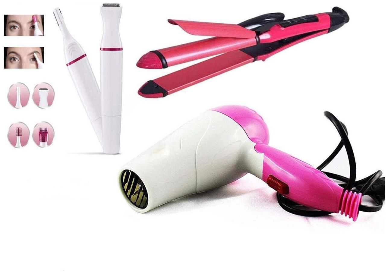 

NOVA CLUB Beauty combo clubn 2009 Hair Straightener ( Pink )