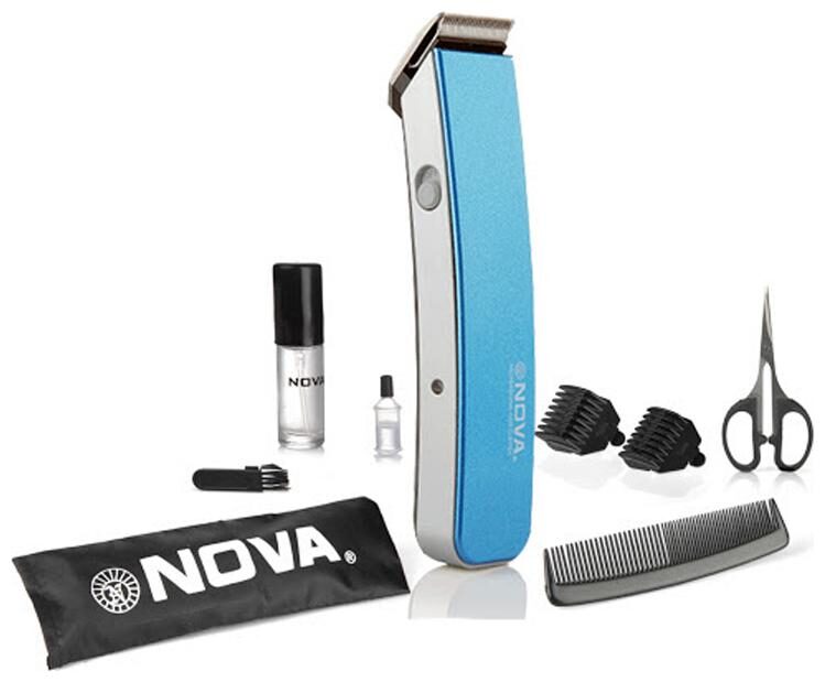 Nova Nht 1047 Mustache beard trimmer For Men Blue