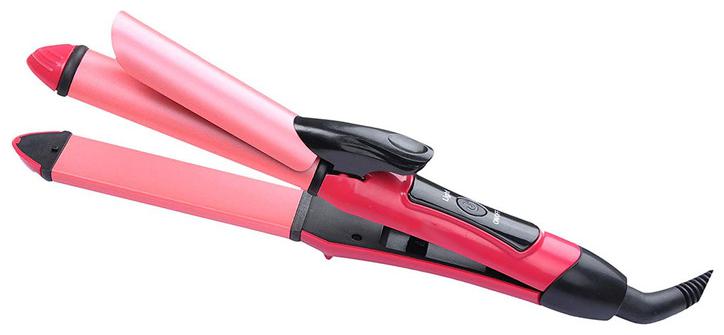 

om shoppe Kx-2009 Hair Straightener ( Pink )