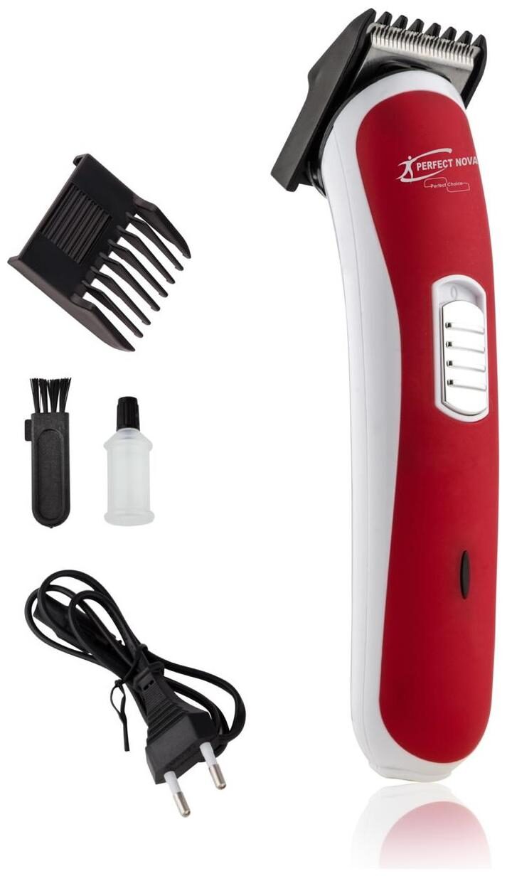 

Perfect Nova PN-1103B Cordless Beard Hair Trimmer For Men (Red)