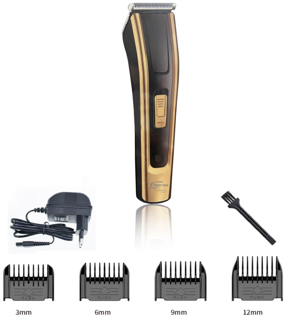 

Perfect Nova PN-125 Cordless Beard Hair Trimmer For Men (Black Gold)