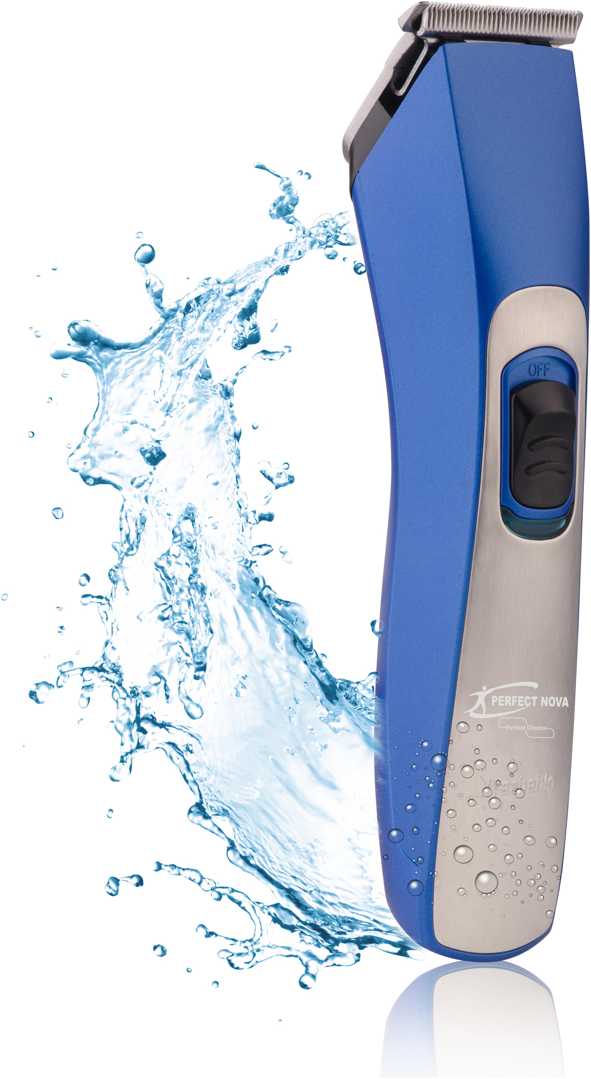 

Perfect Nova PN-129 Cordless Beard Hair Trimmer For Men (Blue)