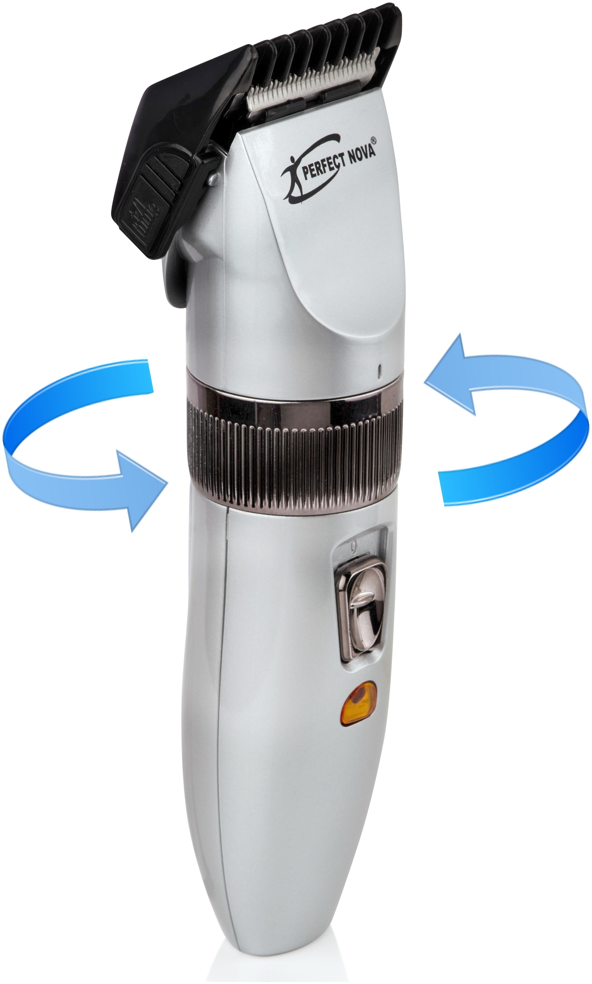 

Perfect Nova (Device Of Man) PNHT 97c Rotating Blade Cordless Trimmer for Men(Silver)