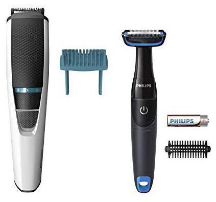 

Philips Bt3203 85 Mustache beard trimmer For Men ( White )