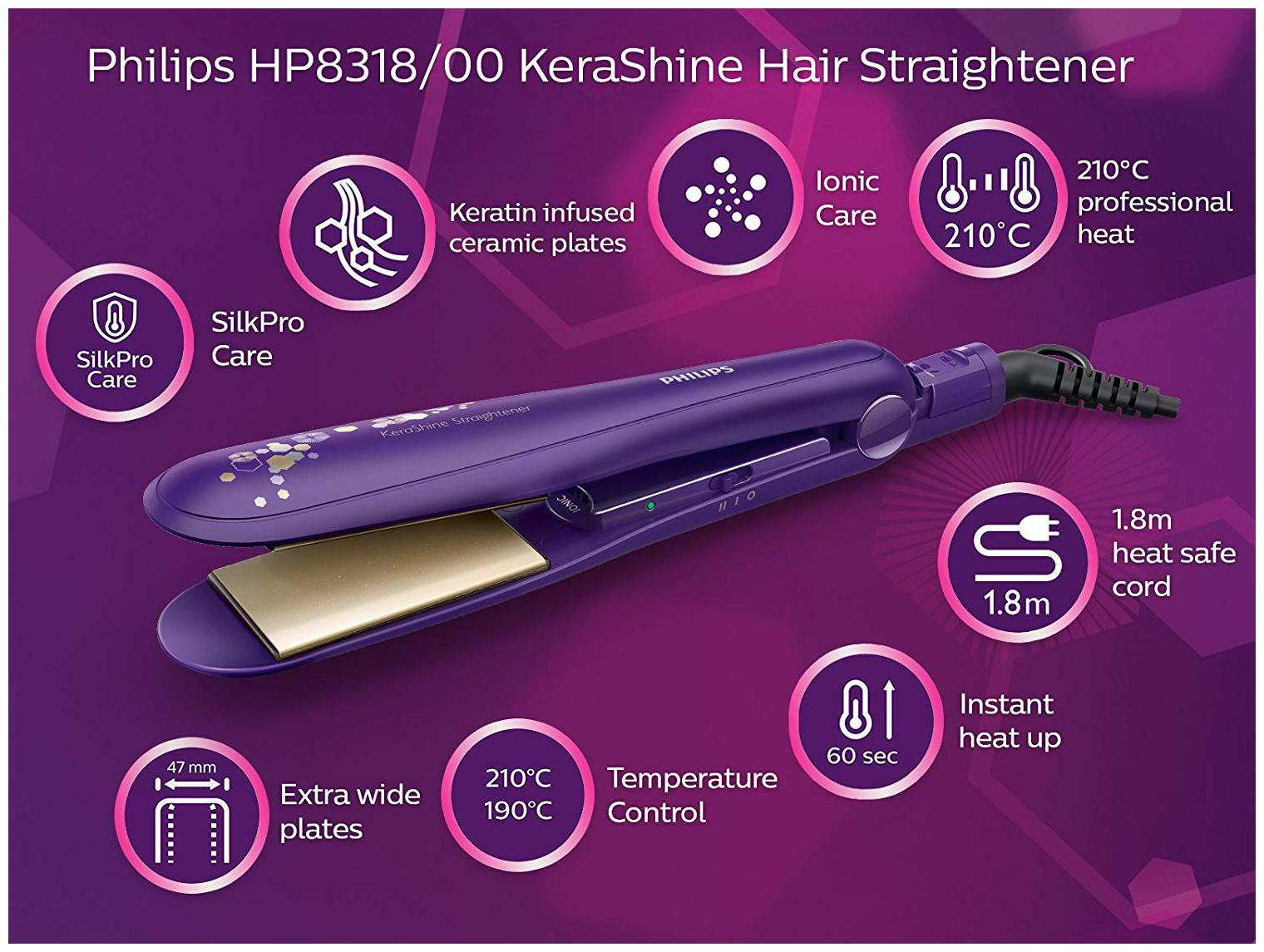 philips hp8318 hair straightener price