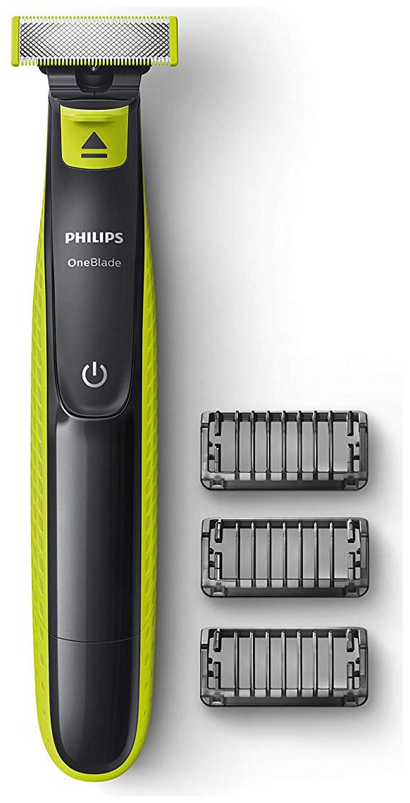 

Philips QP2525 10 ONEBLADE HYBRID Multi-Function Trimmer For Men ( Black Green Rechargeable Battery )