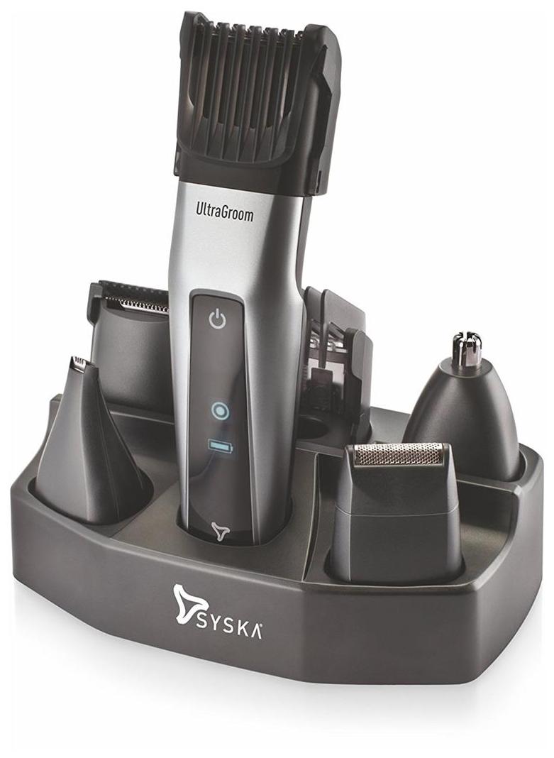 Syska Ht3052k Hair clipper For Men ( Black & Silver )