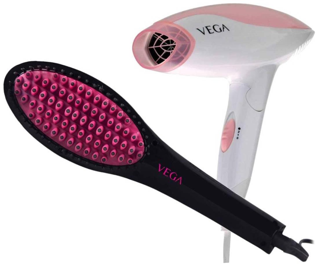 

Vega Vhsb-01 vhdh-15 Hair Straightener ( Black )