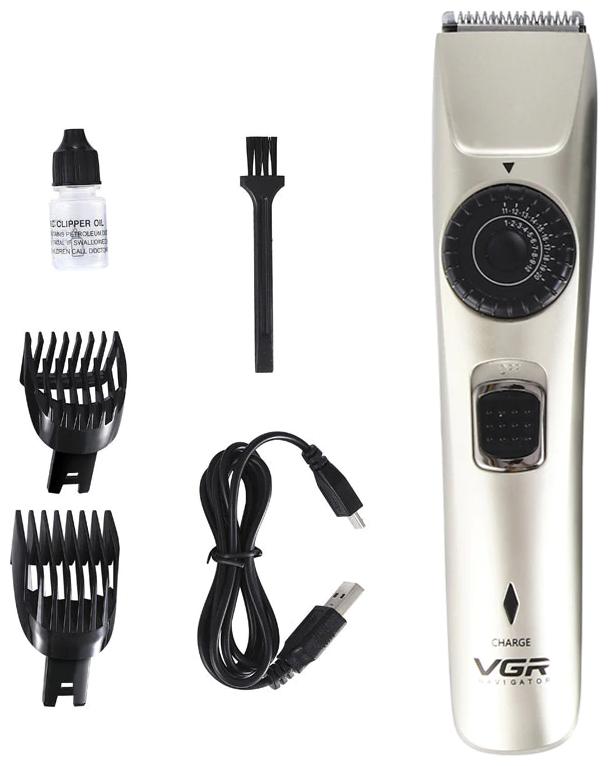 

VGR V-031 Professional Beard Hair Trimmer For Men (Silver)