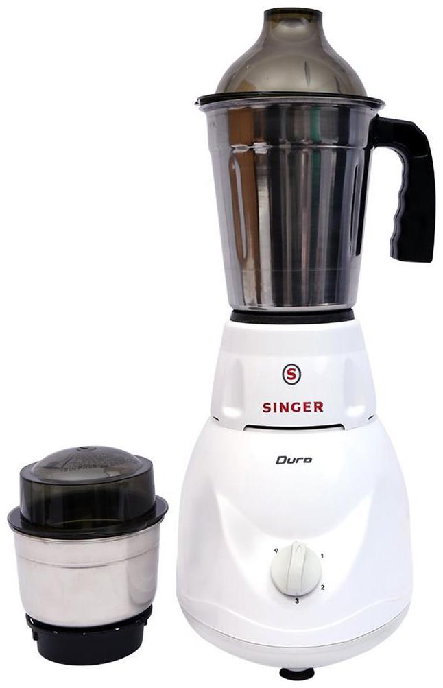 

Singer DURO 450 W Mixer Grinder ( White 2 Jars )