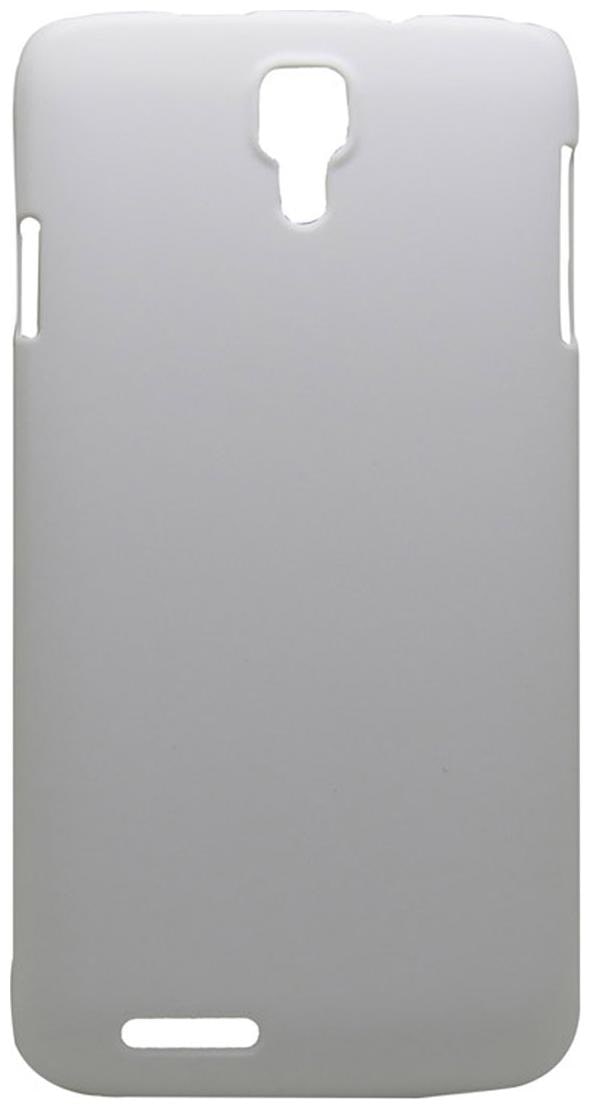 

Snooky Hard Back Cover For Micromax Canvas Juice A77 A177 (White)