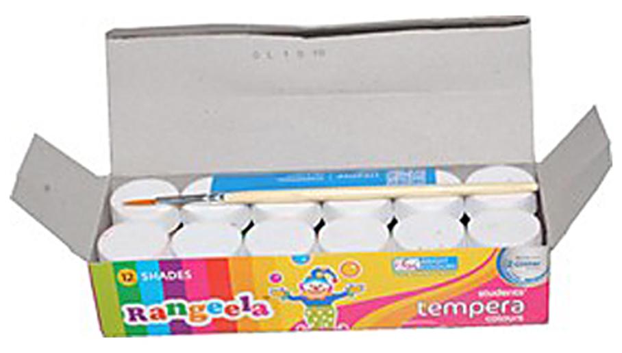 Buy Rangeela Tempera Water Colors (12 Shades 120 ML) Online at Low