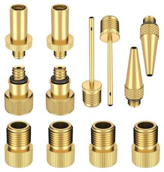 Buy 12pcs Set Valve Adapter Bicycle Kit Set For Air Compressor