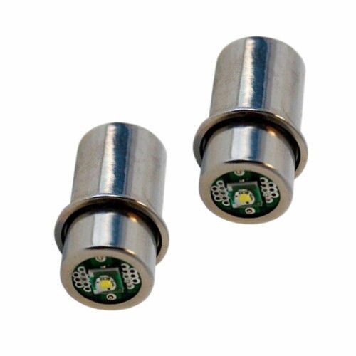 

2x HQRP 200LM LED Bulbs for Maglite Halogen LMSA201 LWSA201 Mag-num Star Xenon