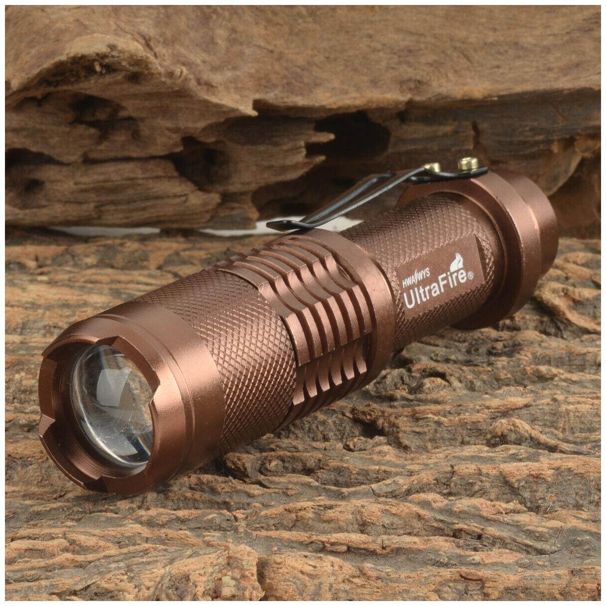 

800LM Mini T6 LED 5 Mode Adjustable Focus 18650 Flashlight Torch Set Bike Mount
