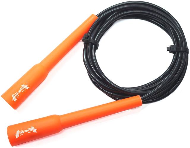 ABB INITIO Adjustable Slim Shape Weight Loss Ball Pencil Speed Skipping Rope Orange (275cm)
