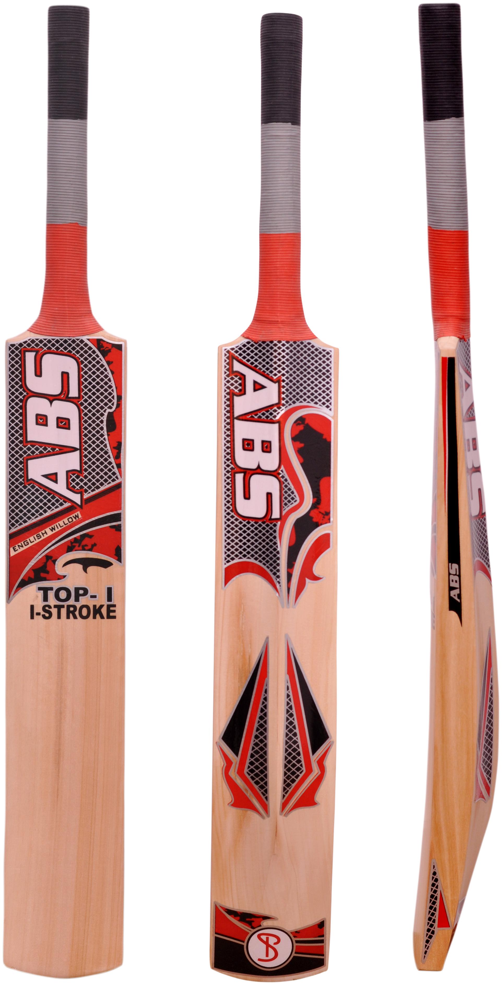 

ABS-I STROKE CRICKET BAT ENGLISH WILLOW TOP-GRADE-1 (COVER INCLUDED)