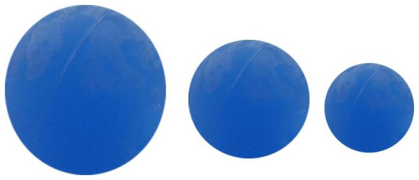 

Acco Blue Set of 3 Hand Finger Exerciser Balls (Hard)