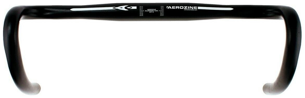 Aerozine XB1.2 Road Cyclocross Gravel E-Bike Bicycle Handlebar 31.8 420mm Black