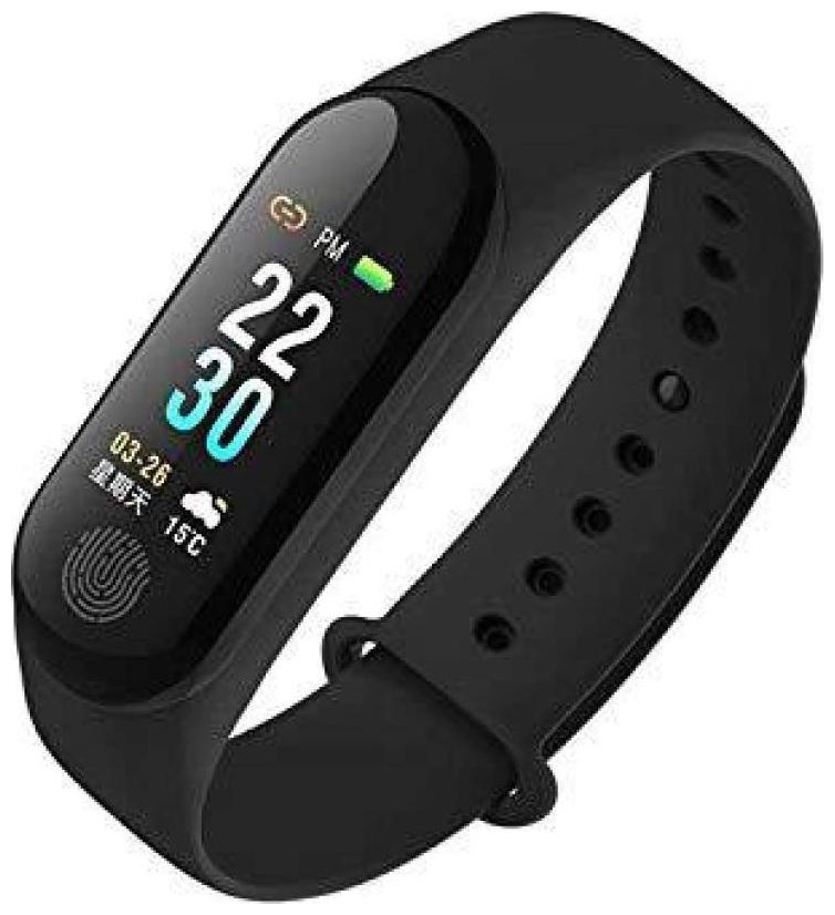 AfroDiveM3 Fitness Band Mi 3 Band Smart Fitness Band Smart Watch Bluetooth Android Ios Resistance Band Black Pack of 1