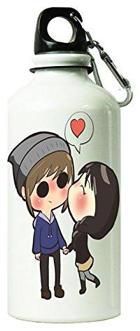 

AngaarLook Cute Couple Printed 750 ml Sipper Bottle