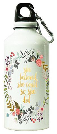 

AngaarLook She Believed Printed 400 ml Sipper Bottle
