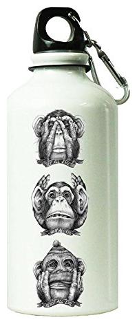 

AngaarLook Three Proverbial Monkeys Printed 400 ml Sipper Bottle