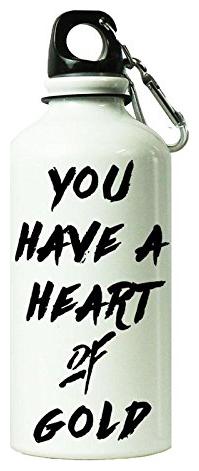 

AngaarLook You Have A Heart Of Gold Printed 400 ml Sipper Bottle