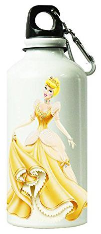 

AngaarLook Yellow Cindrella Printed 400 ml Sipper Bottle
