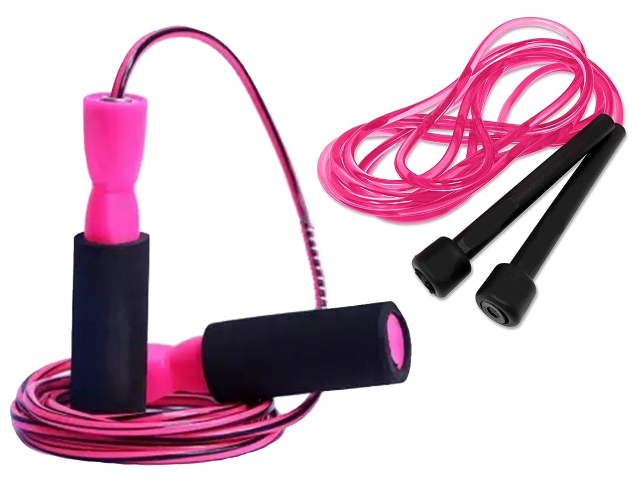 

Aramedos 9Ft Nylon Ball Bearing Pencil Skipping-Rope Jump Skipping Rope for Girls Women Weight Loss - Best in Fitness Sports Exercise Workout (Pack of 2)