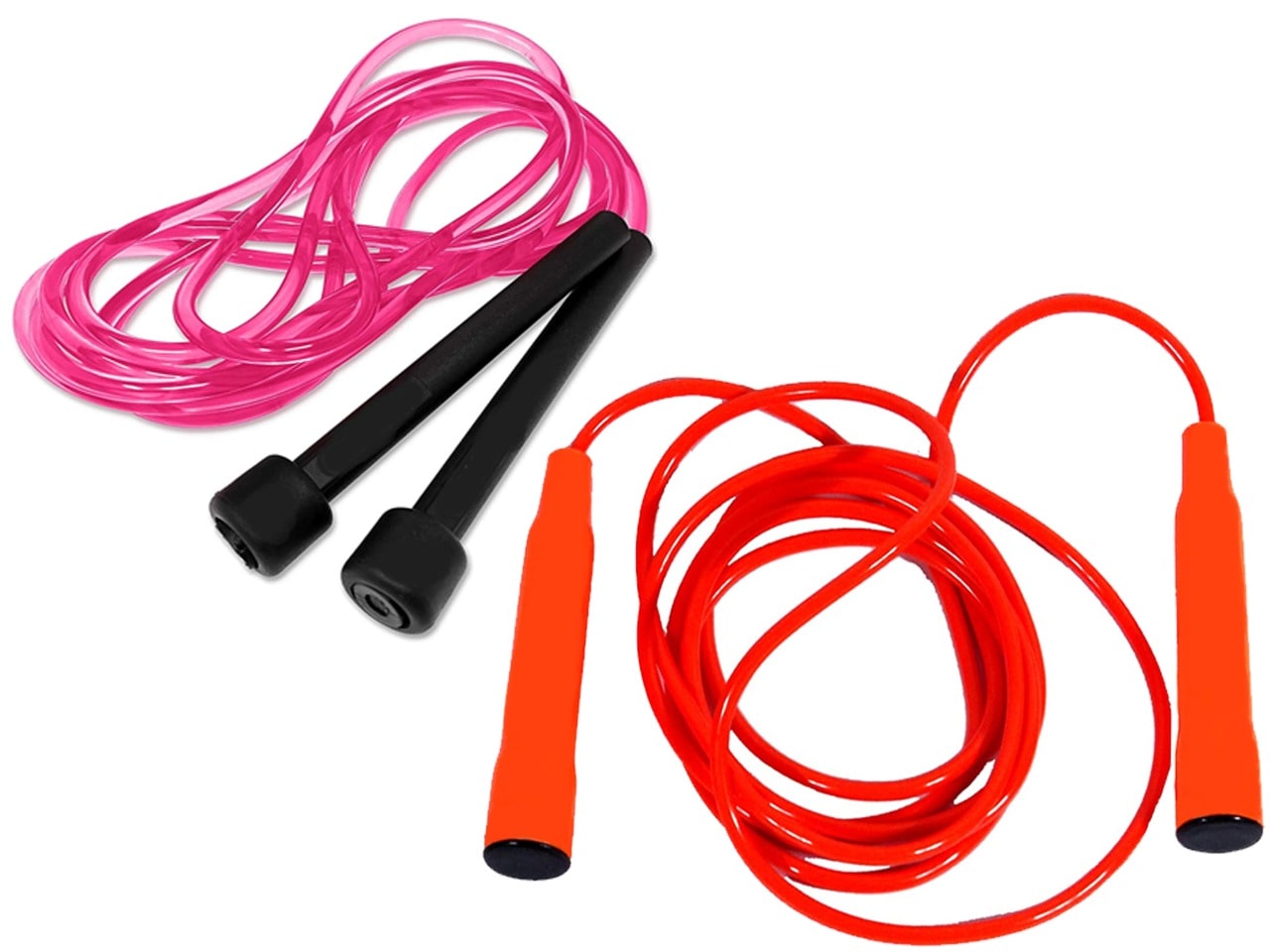 

Aramedos Nylon Skipping-Rope Jump Skipping Rope for Girls Women Weight Loss - Best in Fitness Sports Exercise Workout Combo (Set of 2) (Made in India)