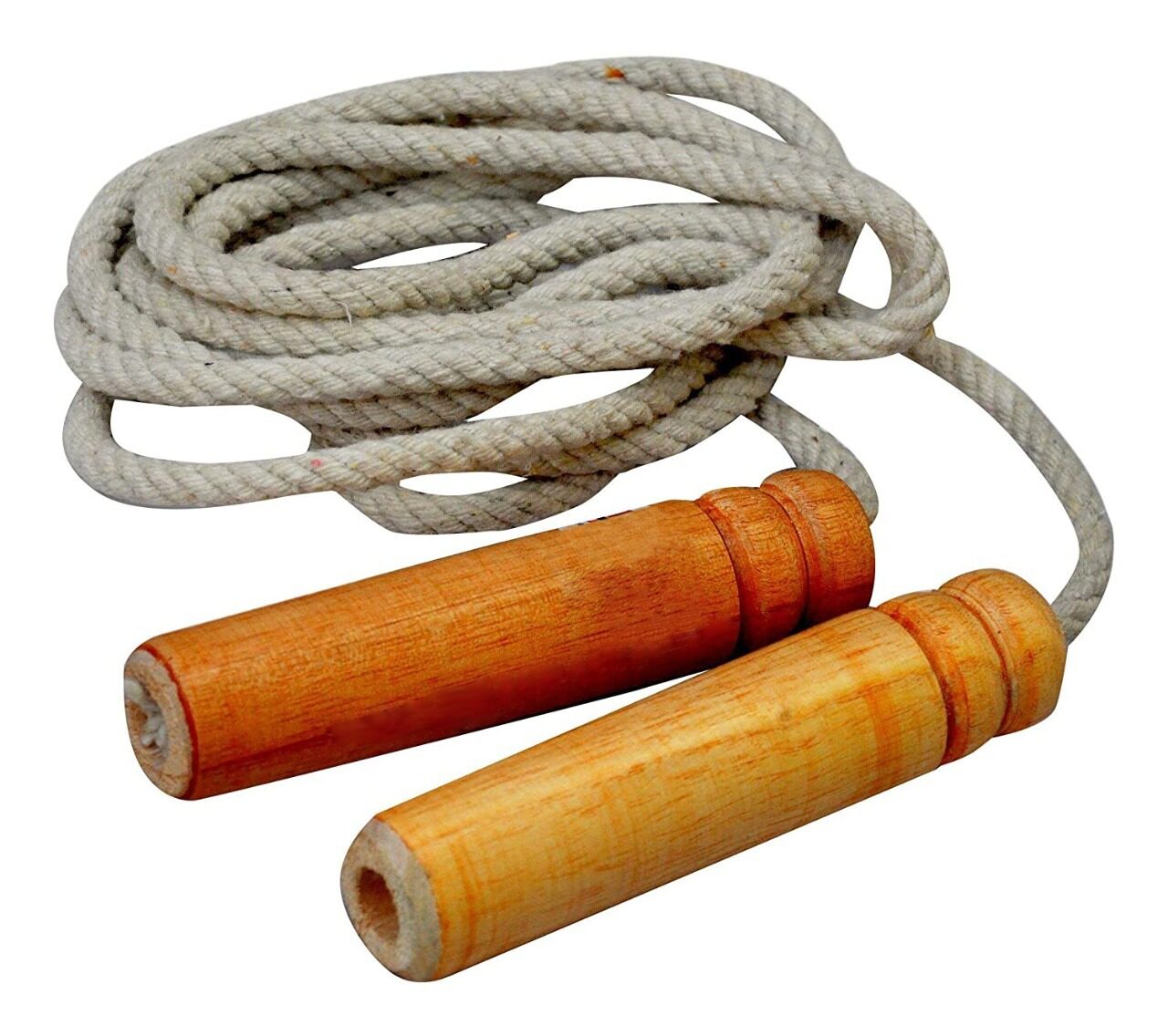 

Aramedos Unisex Fitness Jumping Skipping Rope with Wooden Handle for Weight Loss Gym Training Exercise Workout