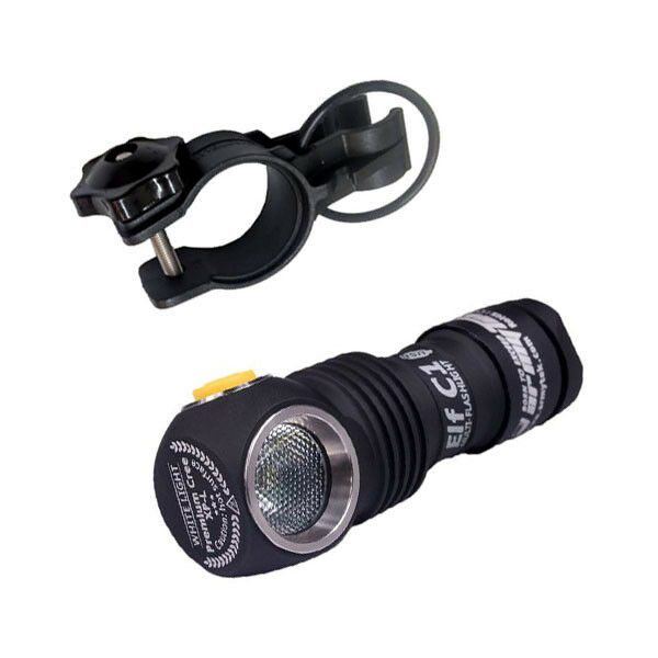 

Armytek Elf C1 XP-L CW Rechargeable Headlamp -Includes18350 Battery Bike Mount