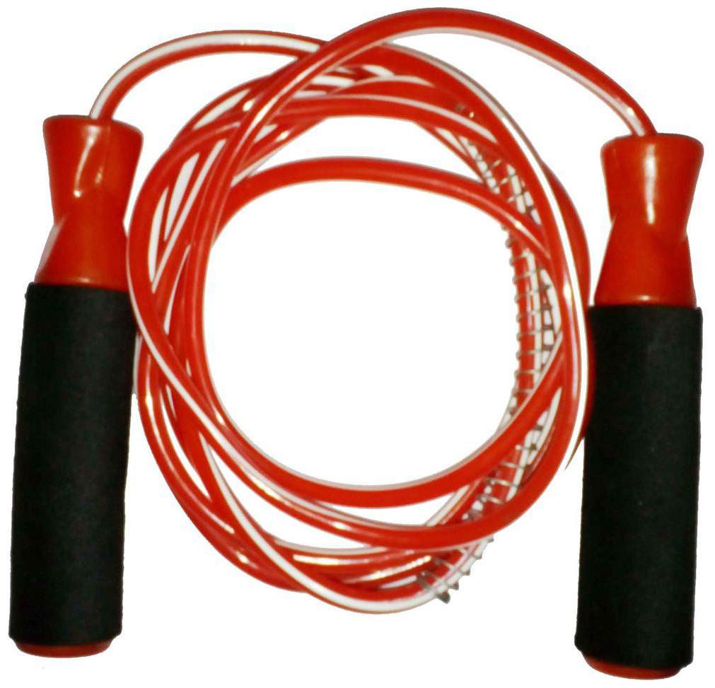 

arnav HI SPPED BALL BEARING SKIPPING ROPE WITH COMFORTABLE FOAM GRIP RED