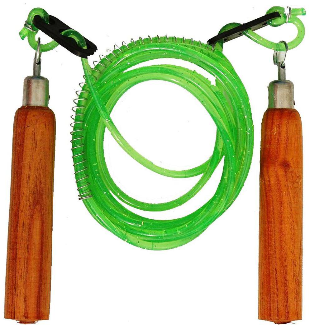 

arnav regular AdjustableSkipping Rope with Wooden Handle-GREEN