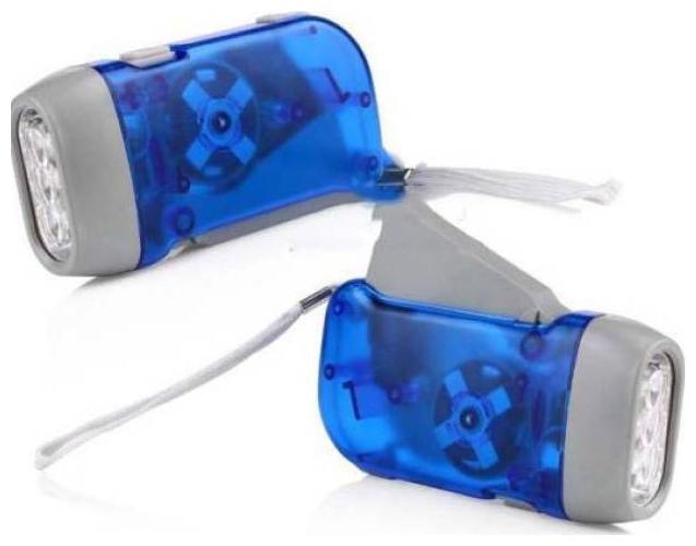 

Aryshaa Hand Pressing Flashlight Traveling Torch Light (Pack of 2)