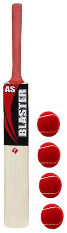 

AS BLASTER CRICKET TENNIS BAT WITH FREE 4 TENNIS BALL - 100 ORIGINAL - Assorted Color